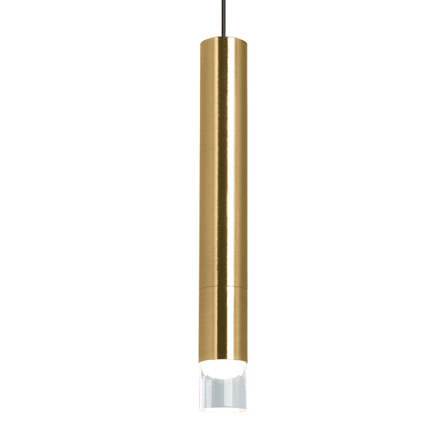 Visual Comfort Modern FJ-Moxy Pendant, Aged Brass-LED