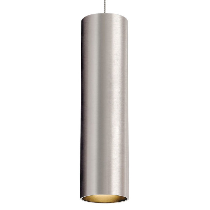 Visual Comfort Modern FJ-Piper Pendant, White/Satin Nickel-LED