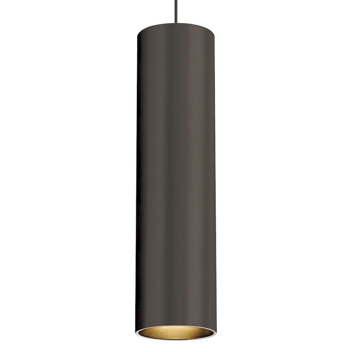 Visual Comfort Modern FJ-Piper Pendant, White/Satin Nickel-LED