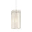 Visual Comfort Modern FJ-Solitude Pendant, Frost/Aged Brass