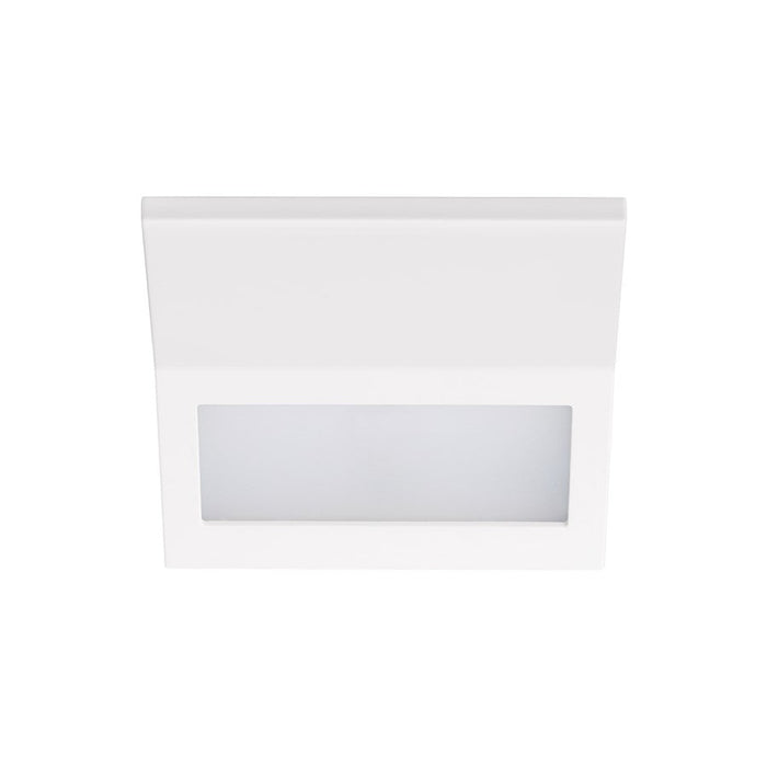 Tech Lighting Aubrey 1 Light Square 5" Flush Mount, White - 700FMABYS5W-LED930