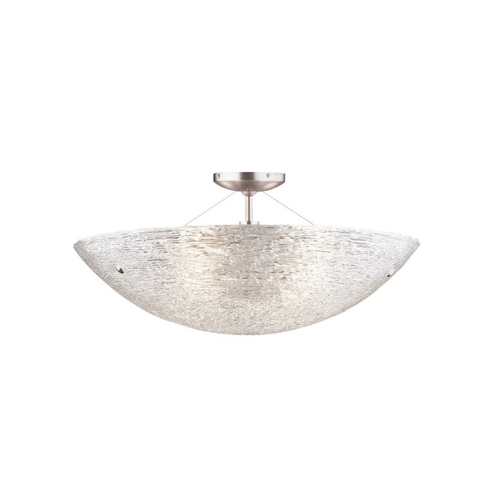 Tech Lighting Trace 2 Light Small Semi-Flush Mount, Nickel - 700FMTRASSCS-LED927