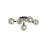 Visual Comfort Modern Viaggio Small Ceiling Light, Polished Nickel LED