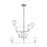 Tech Lighting Gambit Chandelier, Satin Nickel - 700GMBCS