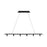 Tech Lighting Ponte 1-Lt 277V Linear Suspension, Black - 700LSPNT50B-LED930-277