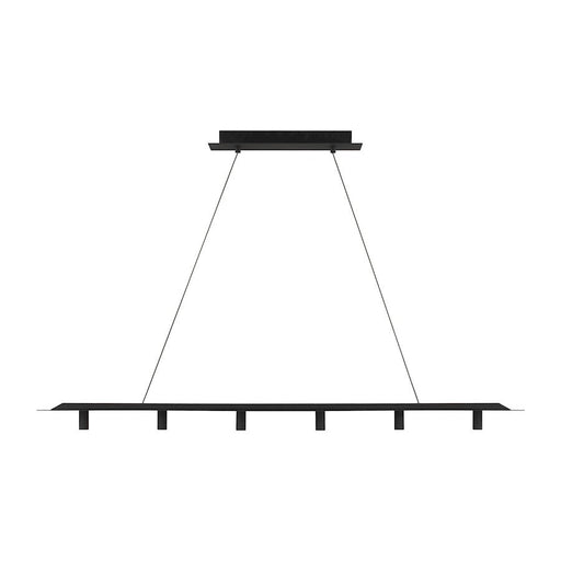 Tech Lighting Ponte 1-Lt 277V Linear Suspension, Black - 700LSPNT50B-LED930-277