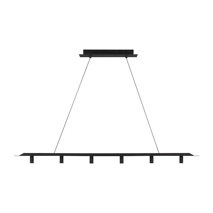 Tech Lighting Ponte 1-Lt 277V Linear Suspension, Black - 700LSPNT50B-LED930-277