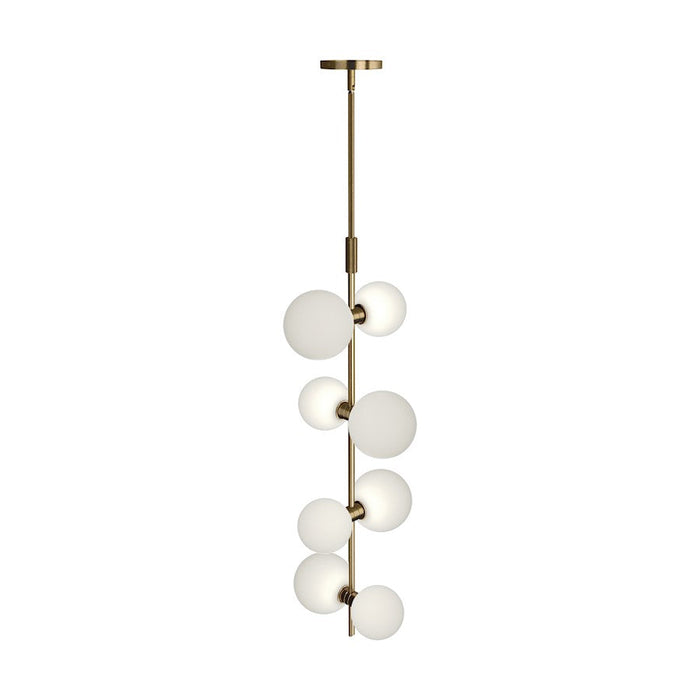 Visual Comfort Modern Modernrail Pendant, ORB, Aged Brass SRF