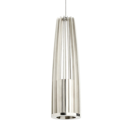 Visual Comfort Modern MO Evo Pendant, Satin Nickel LED