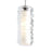 Visual Comfort Modern MO Leigh Pendant, Smoke/Satin Nickel