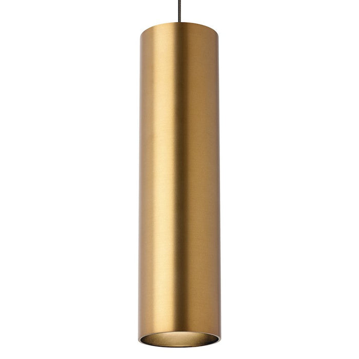 Visual Comfort Modern MO-Piper Pendant, White/Satin Nickel-LED