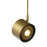 Tech Lighting 1 Light 6" Iso Head, Aged Brass - 700MPISO8303006R-LED