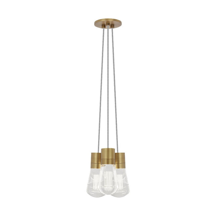 Visual Comfort Modern Alva 3Lt Pendant/LED922, BS/BK/WH - 700TDALVPMC3INB-LED922