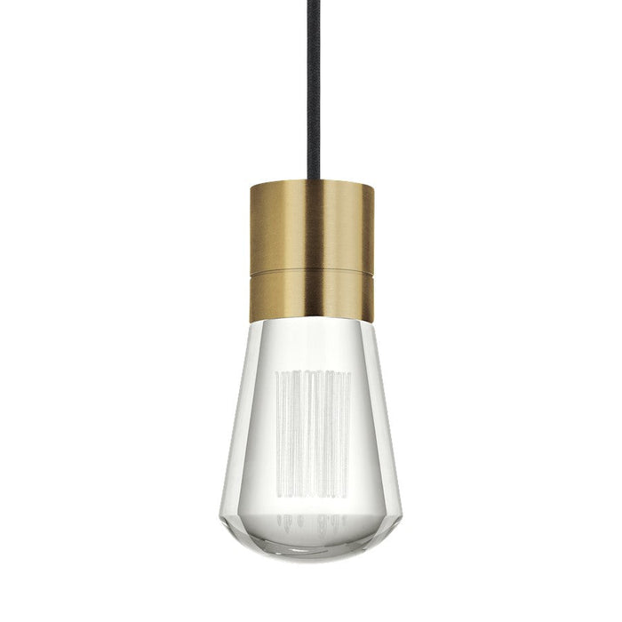 Visual Comfort Modern Alva 1Lt Pendant/LED930, BS/BK - 700TDALVPMCBNB-LED930