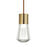 Visual Comfort Modern Alva 1Lt Pendant/LED922, BS/Copper - 700TDALVPMCPNB-LED922