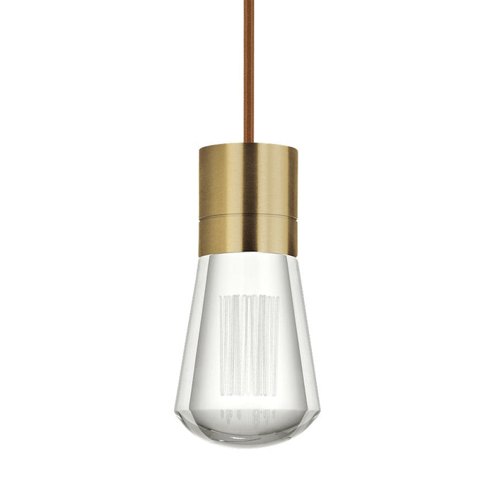 Visual Comfort Modern Alva 1Lt Pendant/LED922, BS/Copper - 700TDALVPMCPNB-LED922