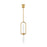 Tech Lighting Calumn Pendant, Natural Brass - 700TDCLMNB-LED930