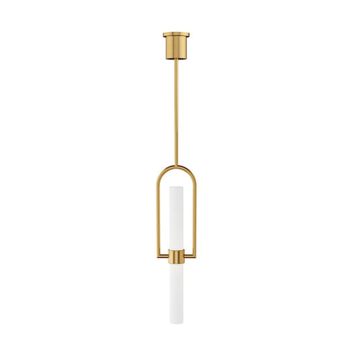 Tech Lighting Calumn Pendant, Natural Brass - 700TDCLMNB-LED930