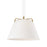 Visual Comfort Modern TD-Devin Pendant, White Polished Nickel W-LED930