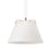 Visual Comfort Modern TD-Devin Pendant, White Polished Nickel W-LED930