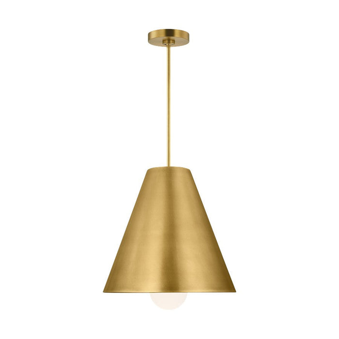 Visual Comfort Modern Joni 1Lt Pendant/LED930, Plated Brass - 700TDJNIBR-LED930