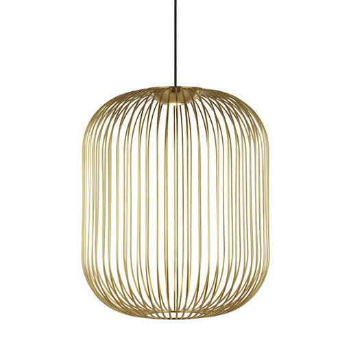 Tech Lighting Kai 1 Light Pendant in Plated Brass - 700TDKAI2BR-LED930