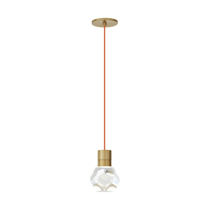 Visual Comfort Modern Kira 1Lt Pendant/LED922, BS/Orange - 700TDKIRAP1ONB-LED922