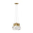 Visual Comfort Modern Kira 3Lt Pendant/LED922, BS/WH - 700TDKIRAP3WNB-LED922