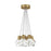 Visual Comfort Modern Kira 7Lt Pendant/LED922, BS/BK/WH - 700TDKIRAP7INB-LED922