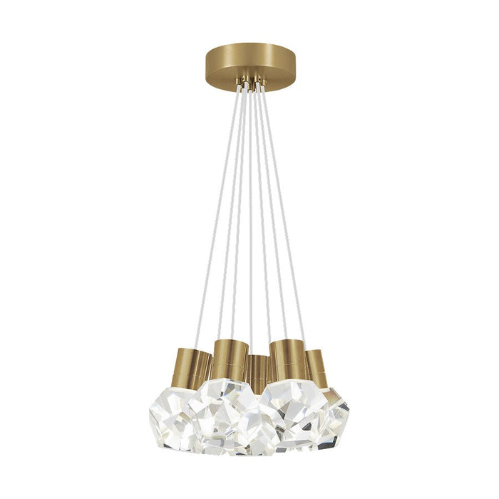 Visual Comfort Modern Kira 7Lt Pendant/LED922, BS/WH - 700TDKIRAP7WNB-LED922