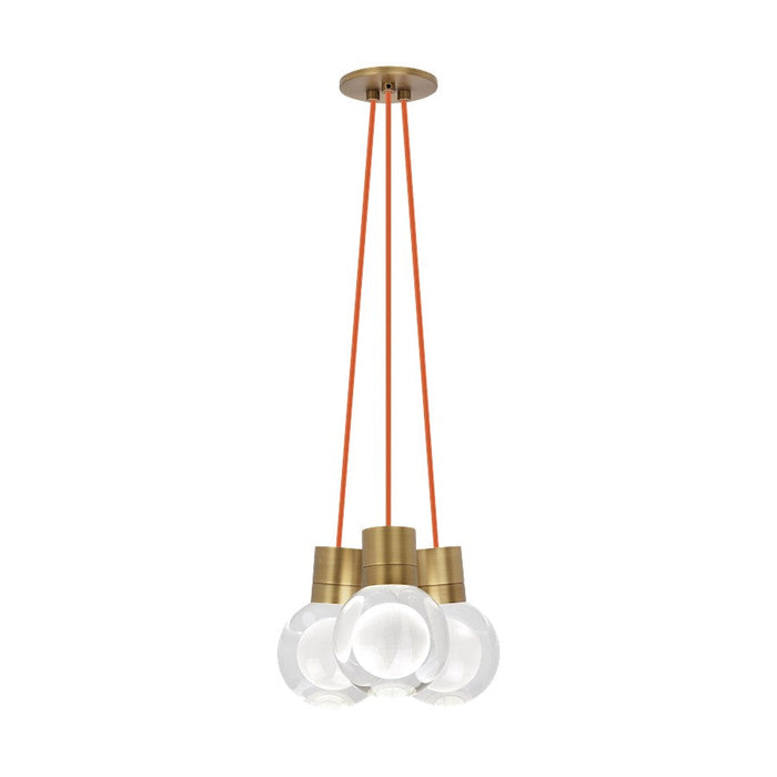 Visual Comfort Modern Mina 3Lt Pendant/LED922, BS/LE/OR - 700TDMINAP3CONB-LED922