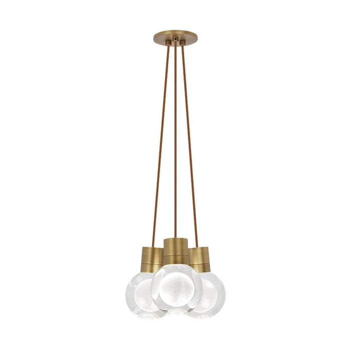 Visual Comfort Modern Mina 3Lt Pendant/LED922, BS/LE/CP - 700TDMINAP3CPNB-LED922