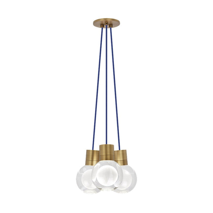 Visual Comfort Modern Mina 3Lt Pendant/LED922, BS/LE/BL - 700TDMINAP3CUNB-LED922