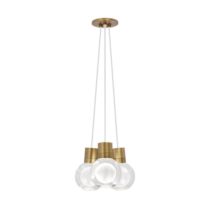 Visual Comfort Modern Mina 3Lt Pendant/LED922, BS/LE/W - 700TDMINAP3CWNB-LED922