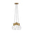 Visual Comfort Modern Mina 3Lt Pendant/LEDWD, BS/LE/C/GY - 700TDMINAP3CYNB-LEDWD