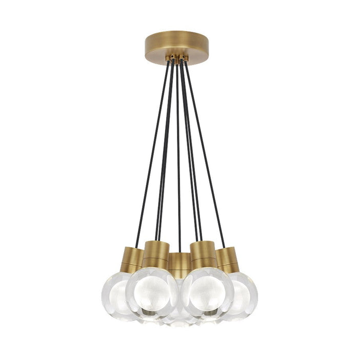 Visual Comfort Modern Mina 7Lt Pendant/LED930, BS/LE/BK - 700TDMINAP7CBNB-LED930