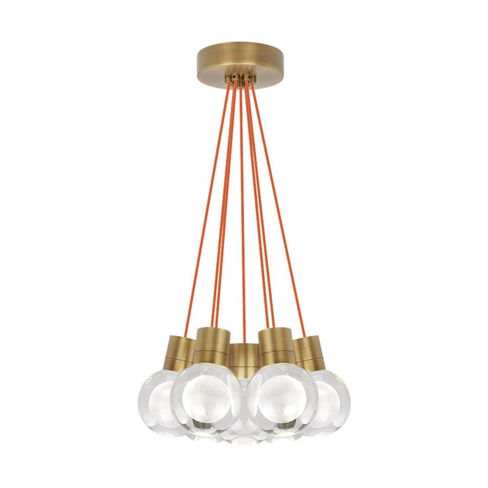 Visual Comfort Modern Mina 7Lt Pendant/LED930, BS/LE/OR - 700TDMINAP7CONB-LED930