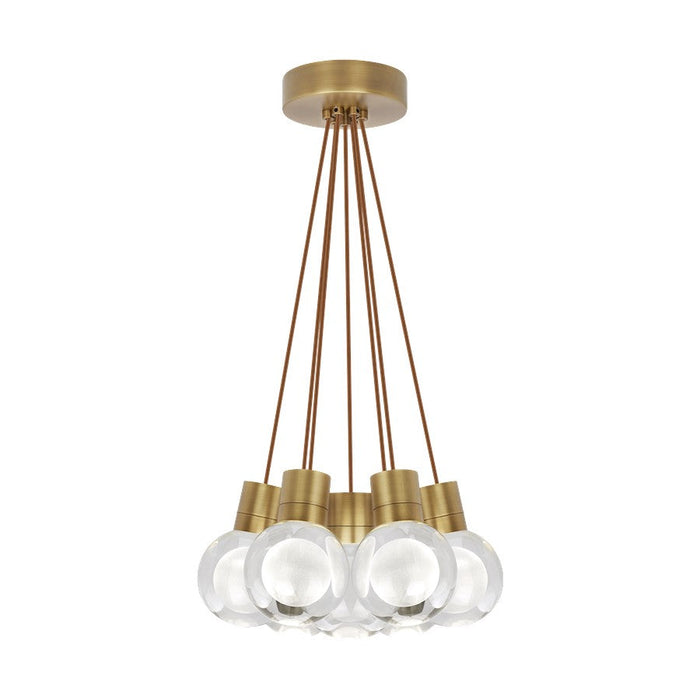 Visual Comfort Modern Mina 7Lt Pendant/LED922, BS/LE/CP - 700TDMINAP7CPNB-LED922