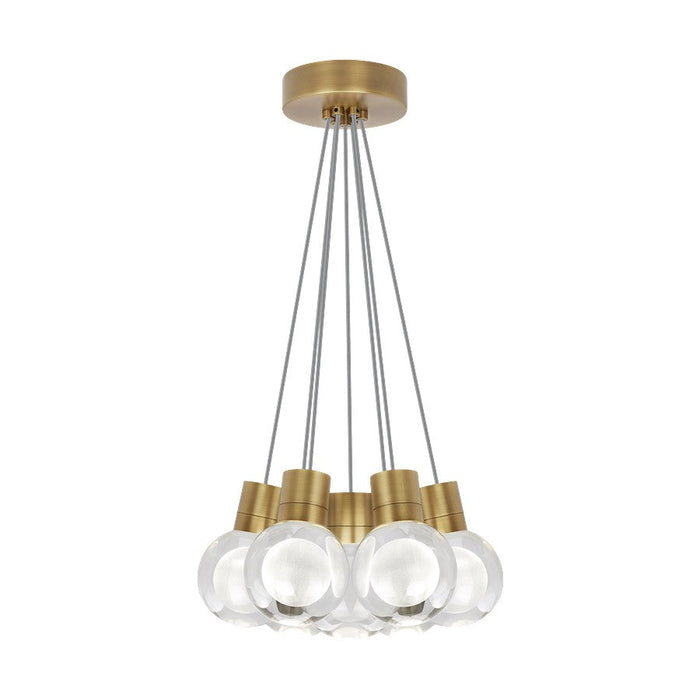 Visual Comfort Modern Mina 7Lt Pendant/LED922, BS/LE/GY - 700TDMINAP7CYNB-LED922