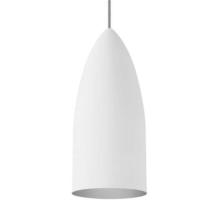 Visual Comfort Modern TD Signal Pendant, White/Platinum NL