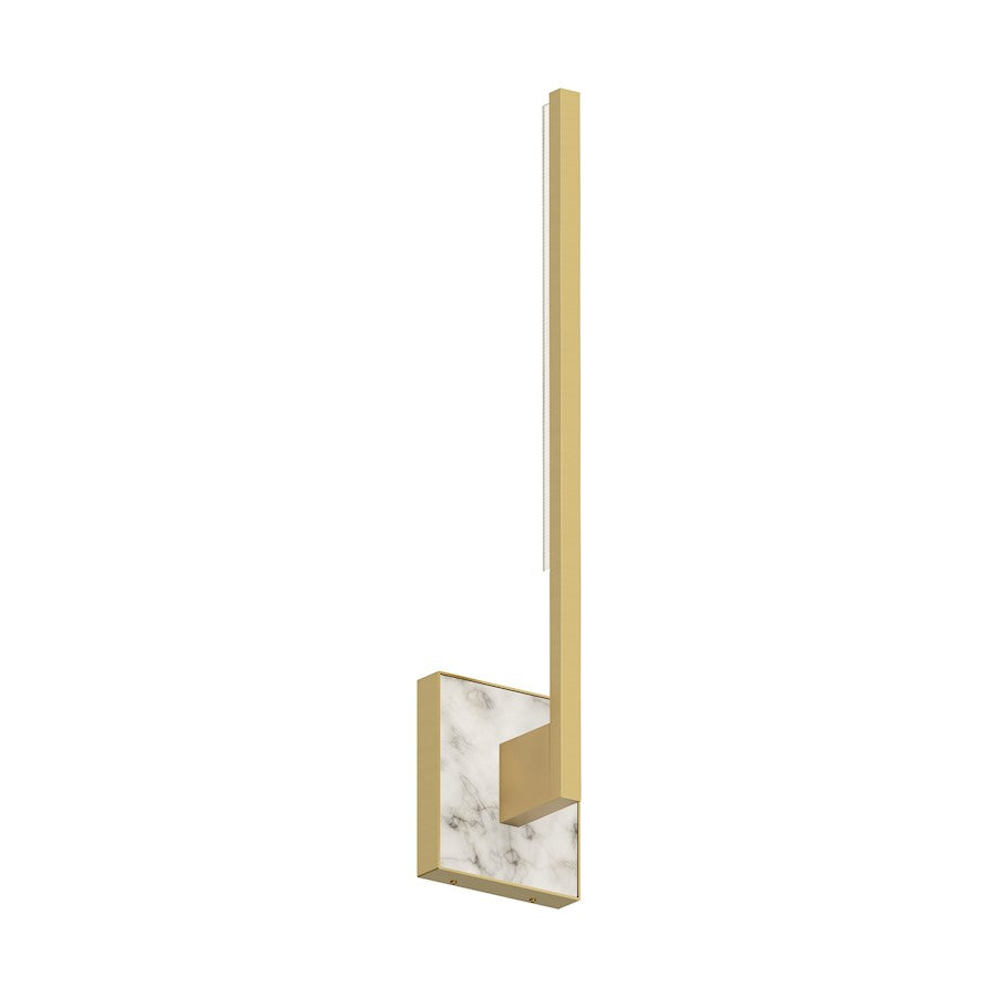 Tech Lighting 1 Light Klee Wall Sconce, Natural Brass - 700WSKLE20NB-LED930-277