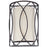 Troy Lighting Sausalito 2Lt Wall Sconce, Deep Bronze/Hardback Linen - B1289-TRN