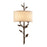 Troy Lighting Almont 2Lt Wall Sconce, Cottage Bronze/Linen - B3182-HBZ