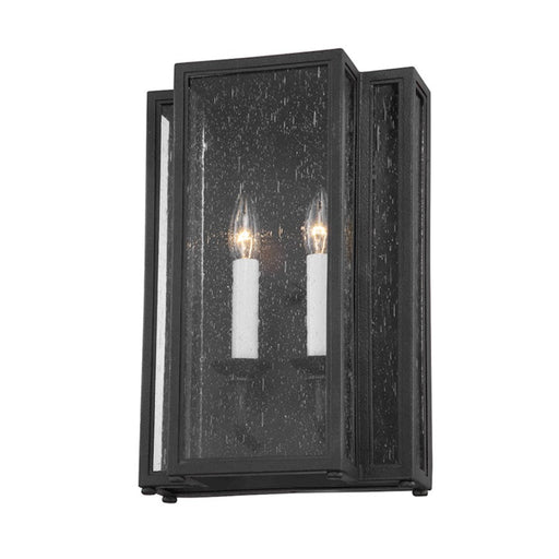 Troy Lighting Leor 2 Light Medium Exterior Wall Sconce, Clear - B3602-TBK