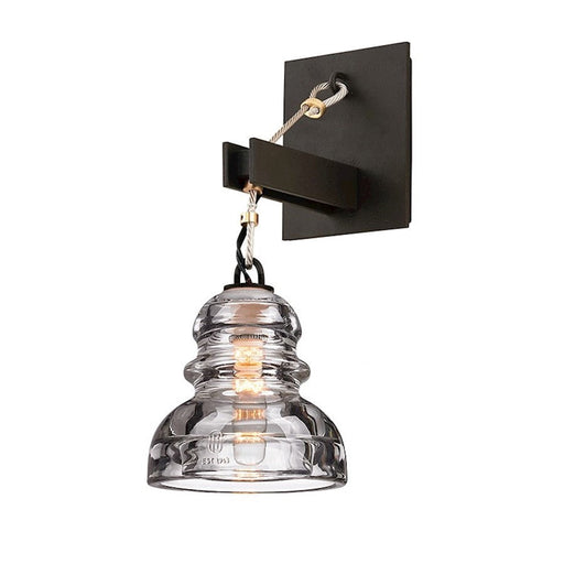 Troy Lighting Menlo Park 1 Light Wall Sconce, Deep Bronze