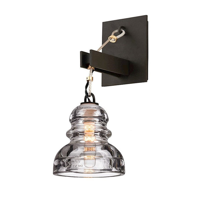 Troy Lighting Menlo Park 1 Light Wall Sconce, Deep Bronze