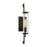 Troy Lighting Park Slope 1 Light Wall Sconce, Forged Iron - B6461-FOR