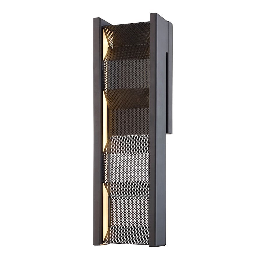 Troy Lighting Fuze 1 Light Wall Sconce, Modern Bronze