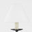 Troy Lighting Massi 1 Light Wall Sconce, Forged Iron/Linen