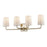 Troy Lighting Simone 4Lt Bath Vanity, Silver/Nickel/Opal Glossy - B7694-WSL-PN